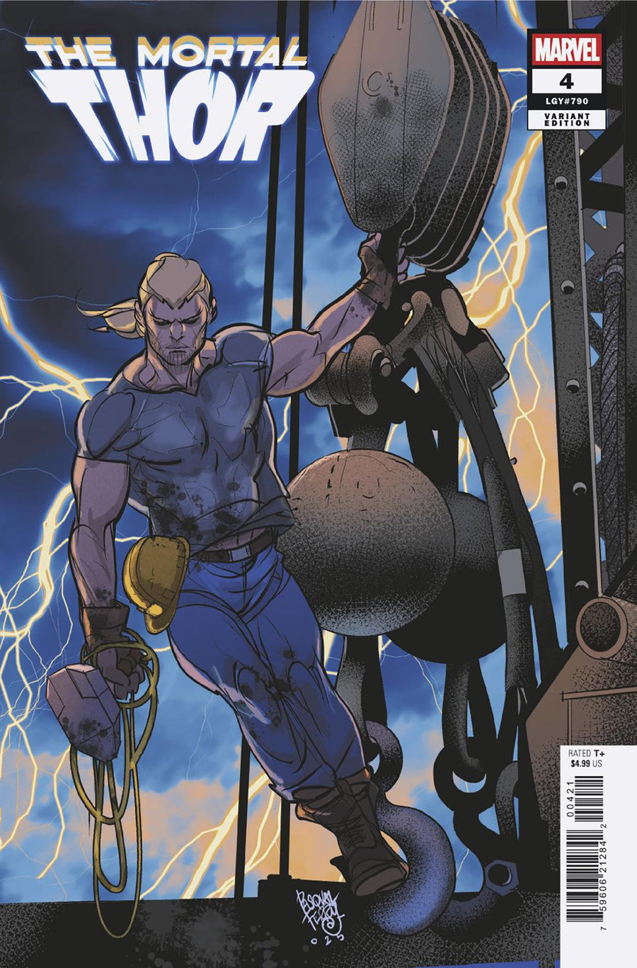 Mortal Thor #4 Pasqual Ferry Variant
