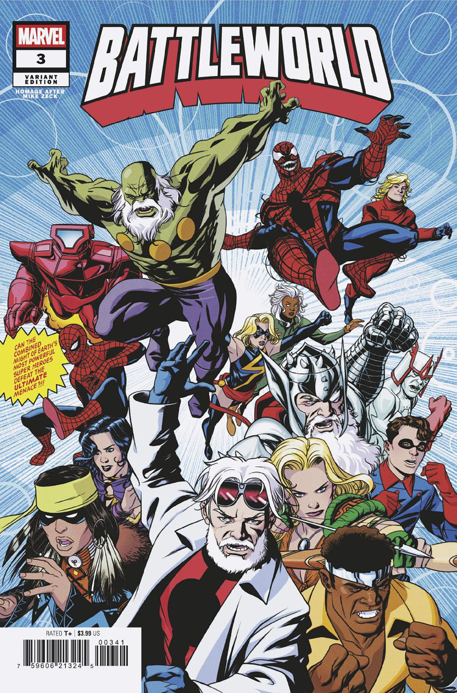 Battleworld #3 Mike Mckone Homage Variant