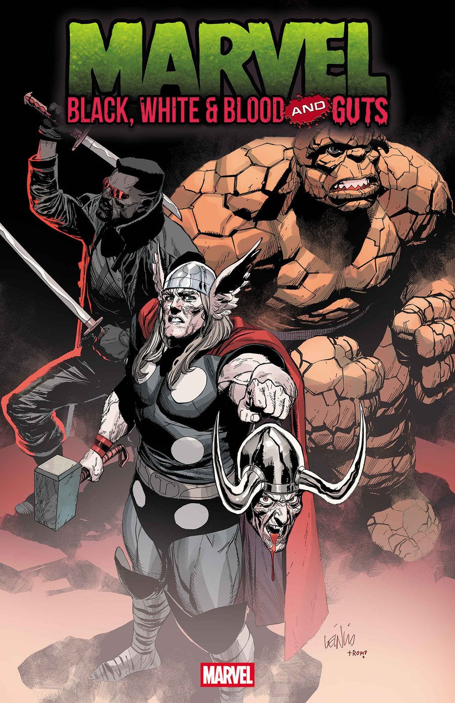Marvel: Black, White & Blood and Guts #2