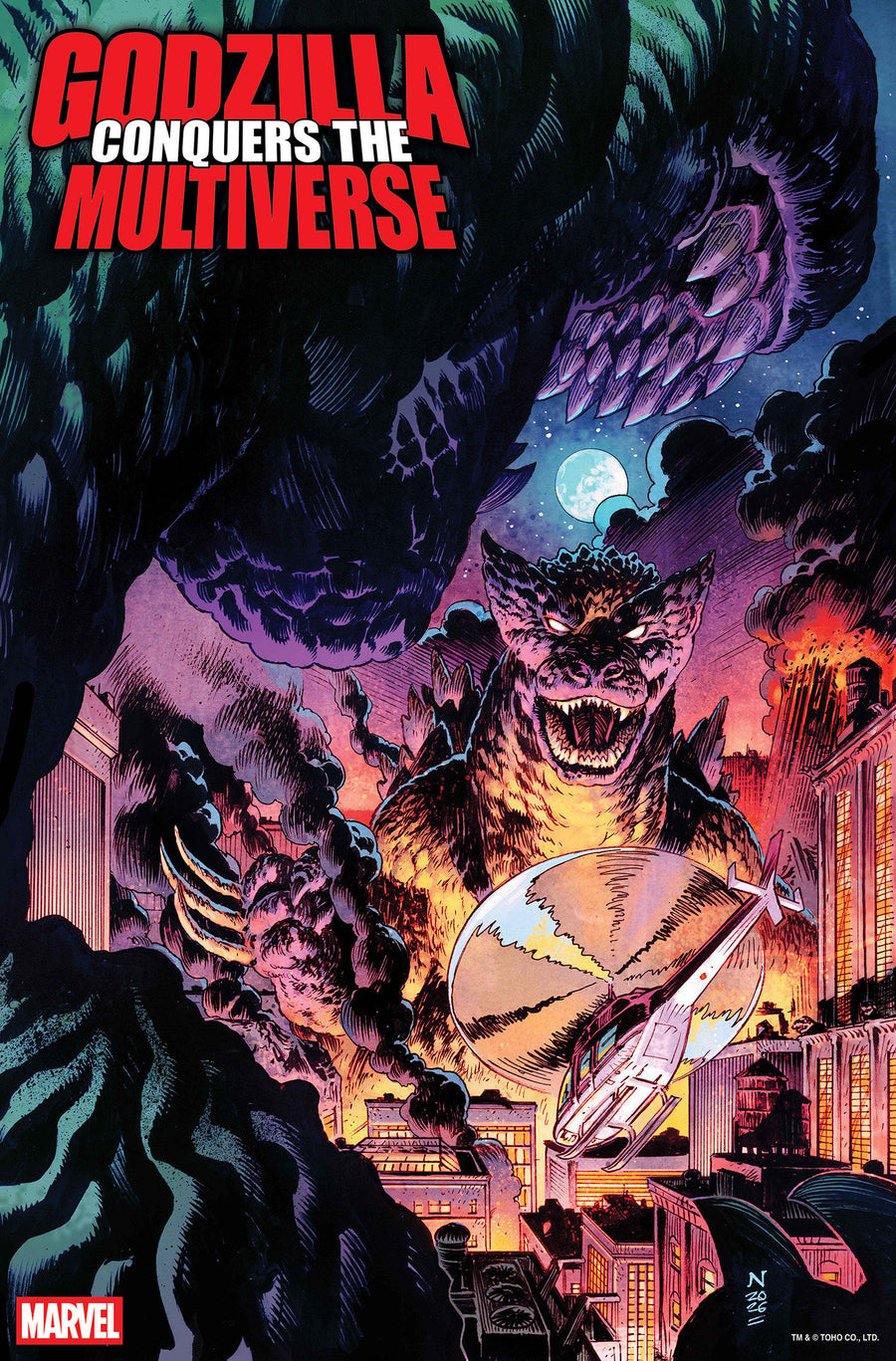 Godzilla Conquers the Multiverse #1 Nic Klein Heisei Godzilla Variant