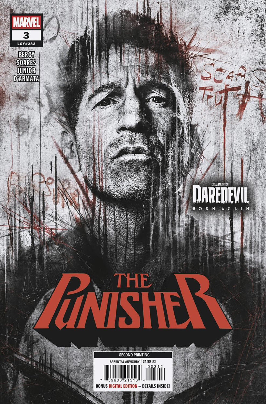 Punisher #3 Marvel Television 2Nd Printing Variant