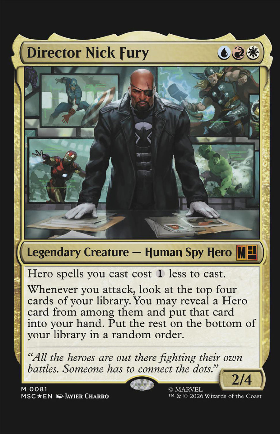 Punisher #5 Javier Charro Magic: The Gathering Variant