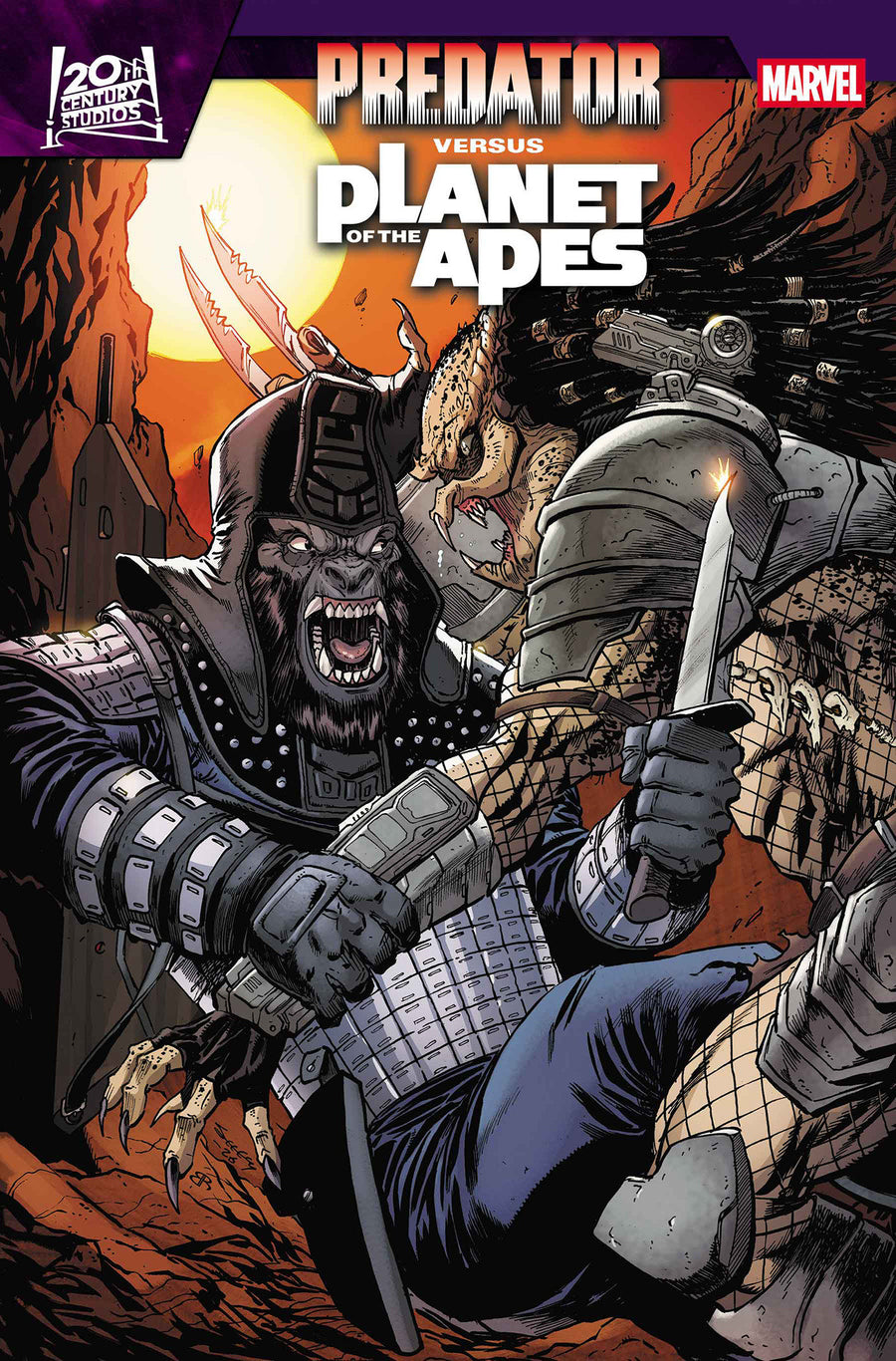 Predator Vs. the Planet of the Apes #1 Tim Seeley Variant