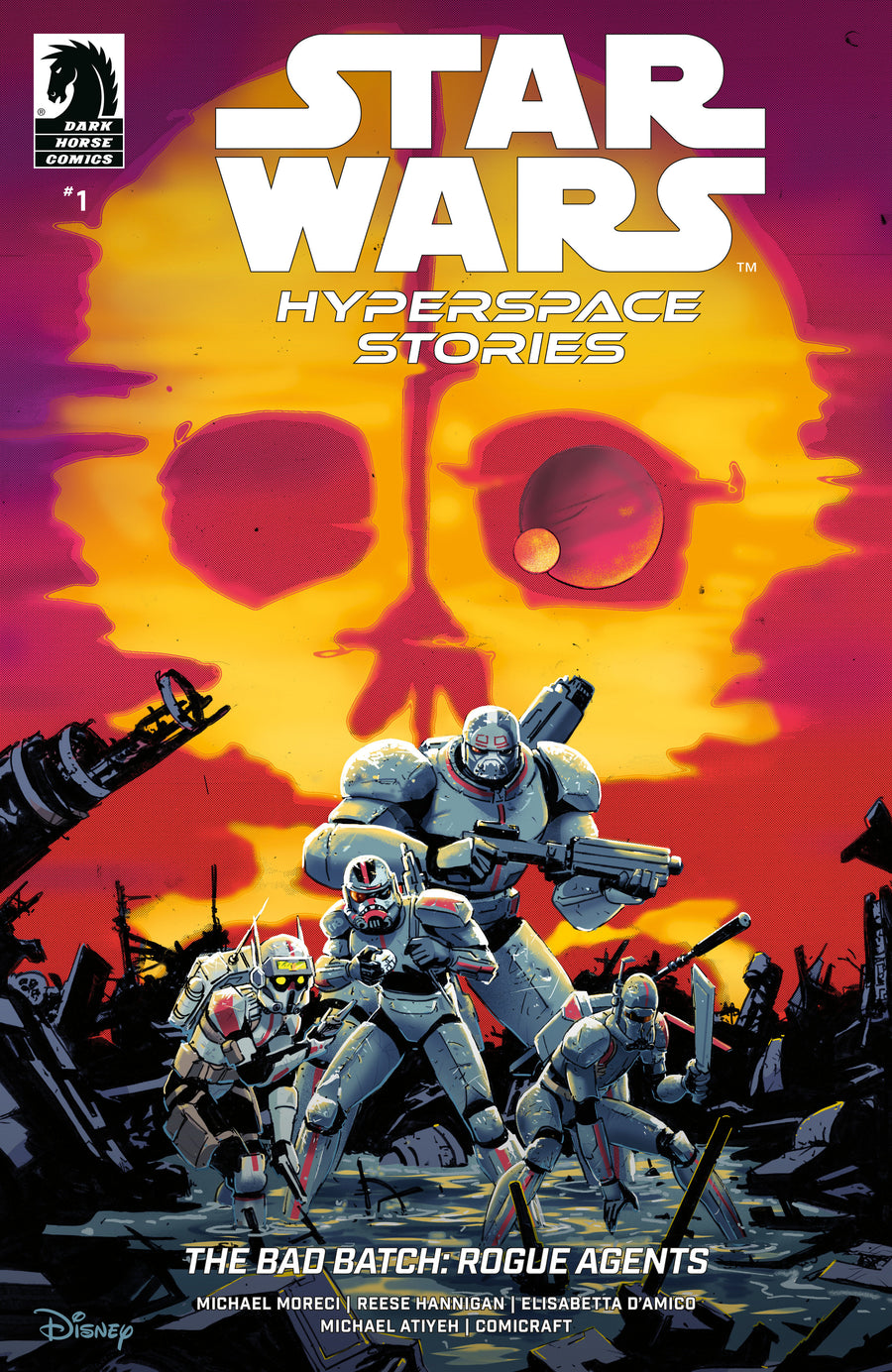 Star Wars: Hyperspace Stories: The Bad Batch--Rogue Agents #1 (Variant CVR B) (Riley Rossmo)
