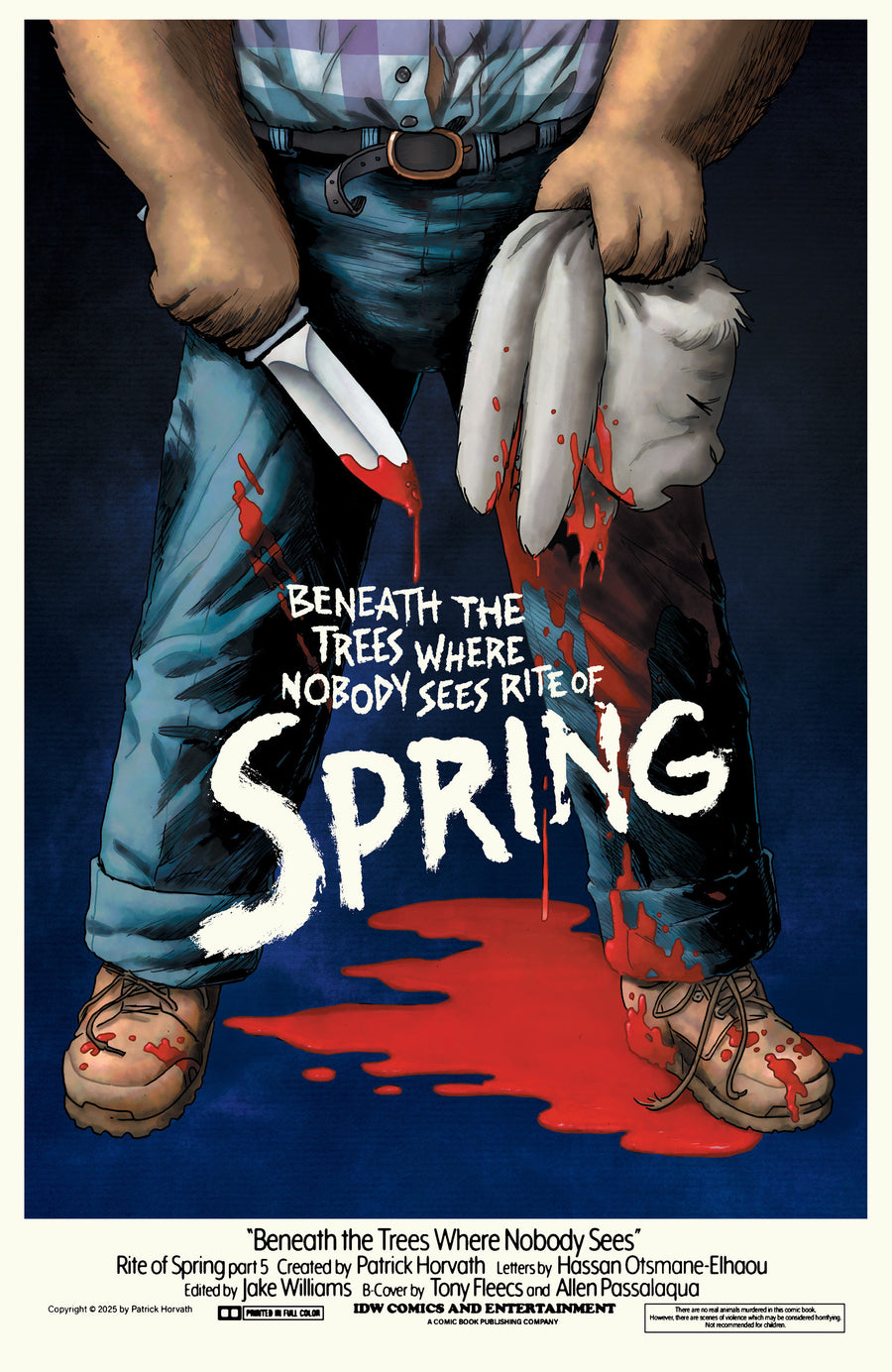 Beneath the Trees Where Nobody Sees: Rite of Spring #5 Variant B (Fleecs Movie Homage Cover)