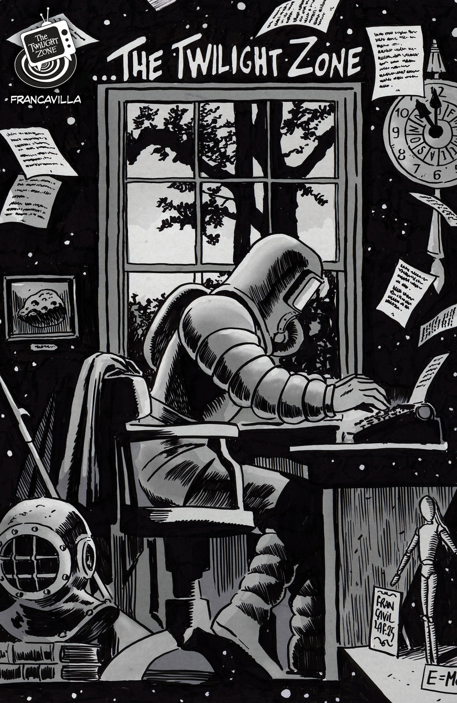 The Twilight Zone #5 Variant B (Francavilla Connecting Cover)