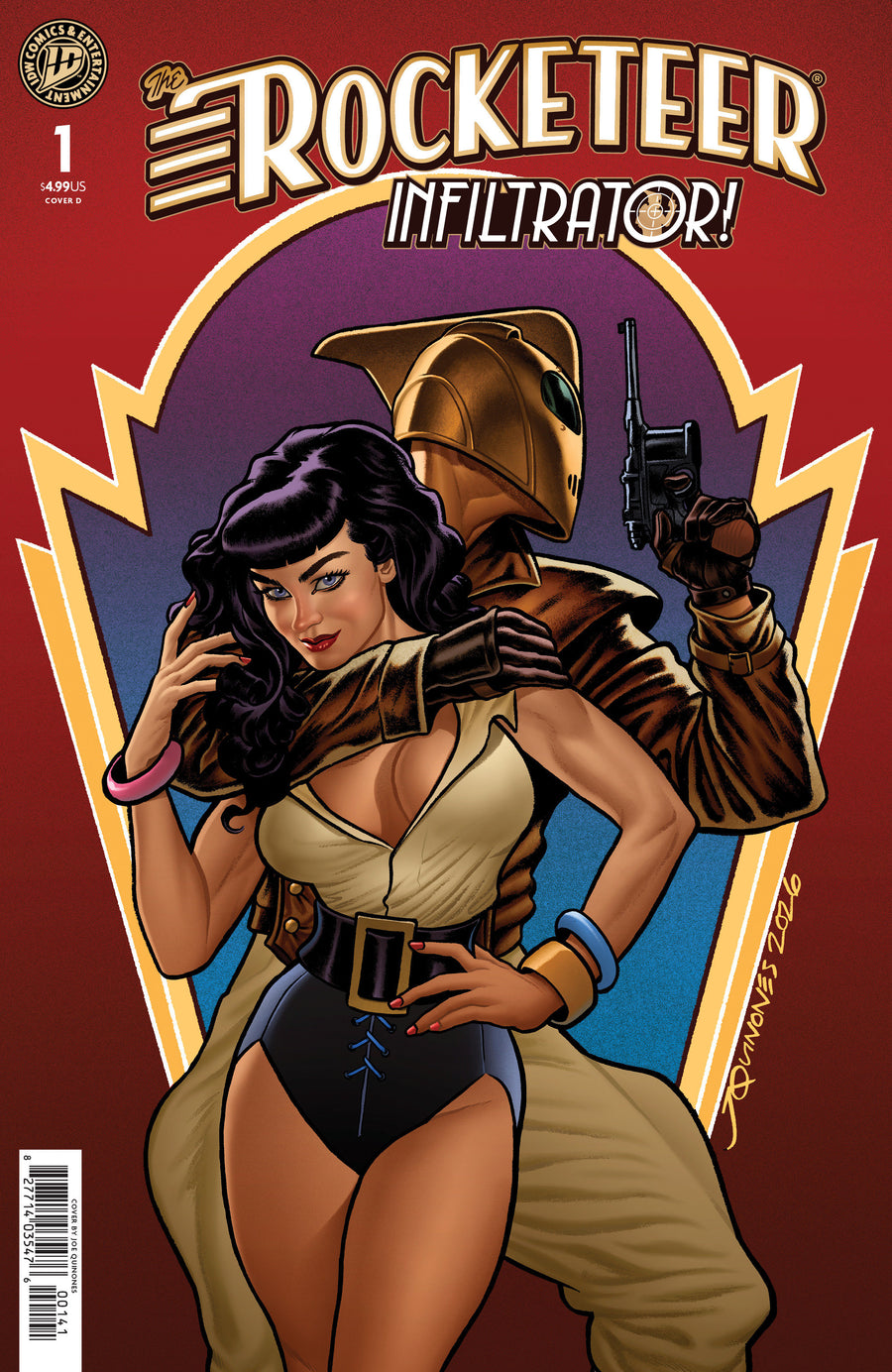 The Rocketeer: Infiltrator! #1 Variant D (Quinones)