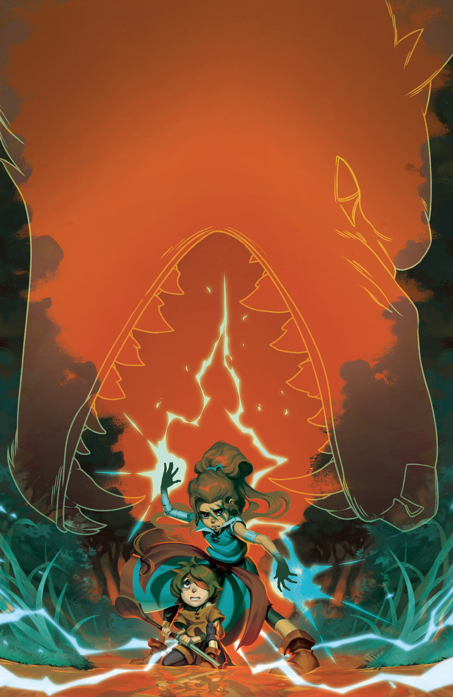 The Last Witch: Blood & Betrayal #1 D Unlockable Variant (Full Art, Glass)