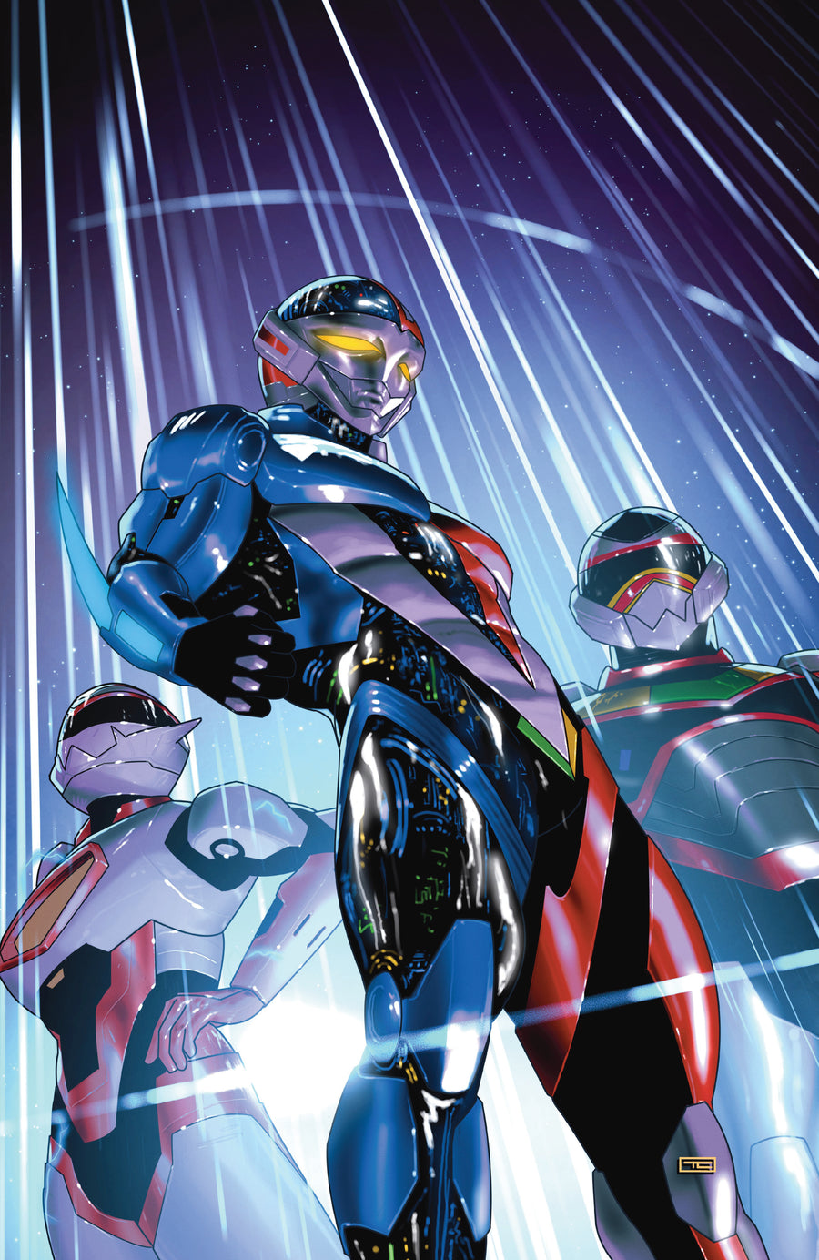 VR Troopers #1 E Foil Variant (Full Art, Clarke)