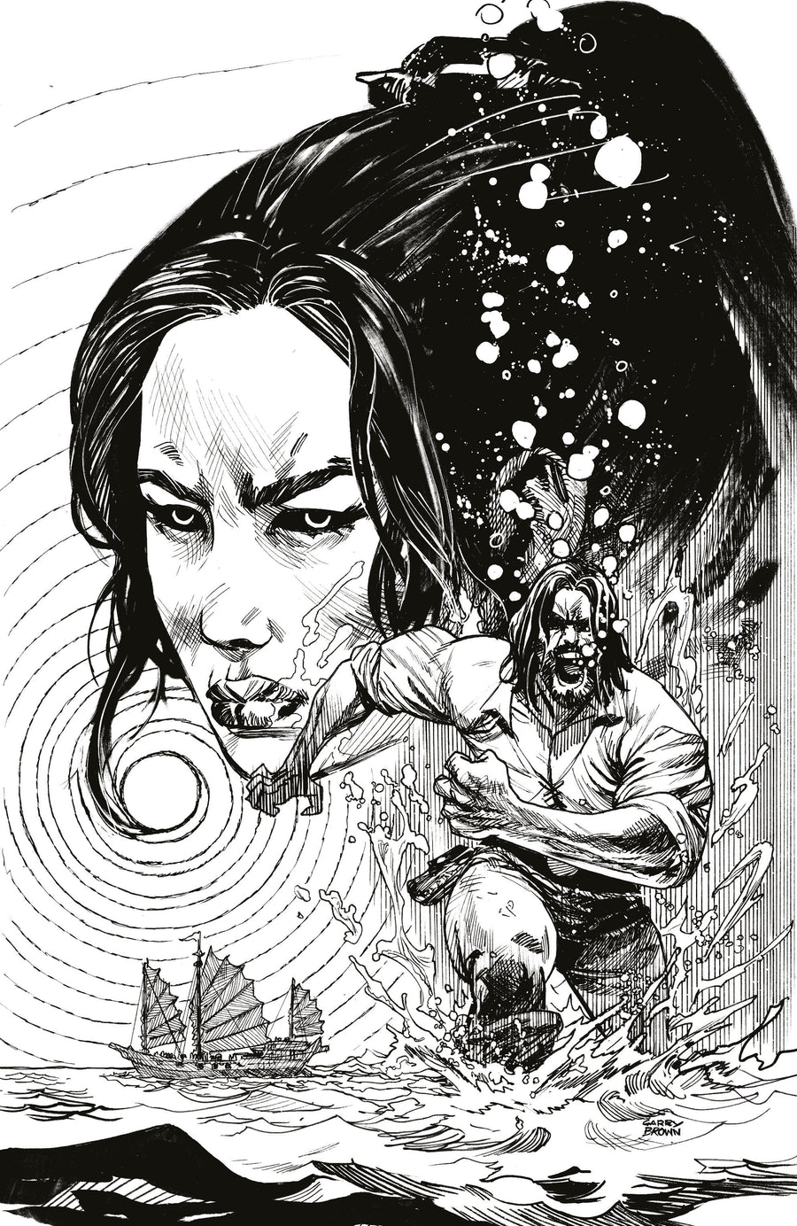 BRZRKR: The Bleeding Tide #1 L Unlimited Var (Full Art, Brown)