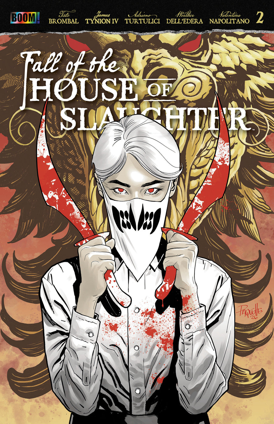 Fall of the House of Slaughter #2 G FOC Reveal Variant (Dressed, Paquette)