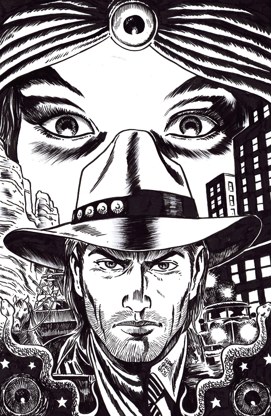 The Life and Death of Lucas Dreamwalker #1 E Unlimited Variant (Full Art, Francavilla)