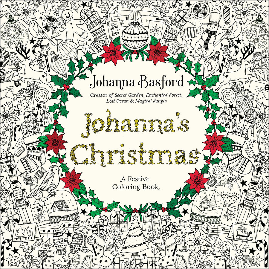 Johanna's Christmas: A Festive Coloring Book for Adults