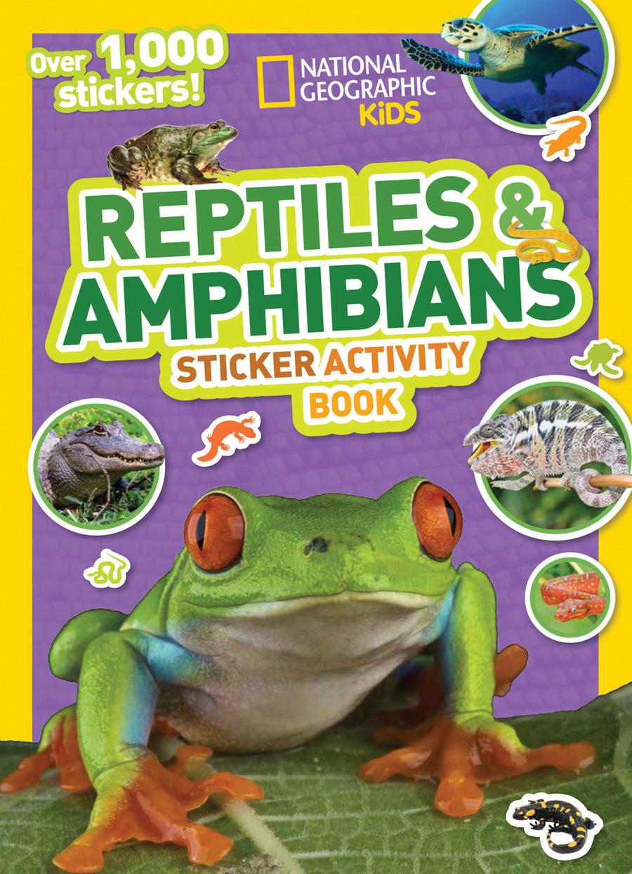 National Geographic Kids Reptiles and Amphibians Sticker Activity Book: Over 1,000 Stickers!