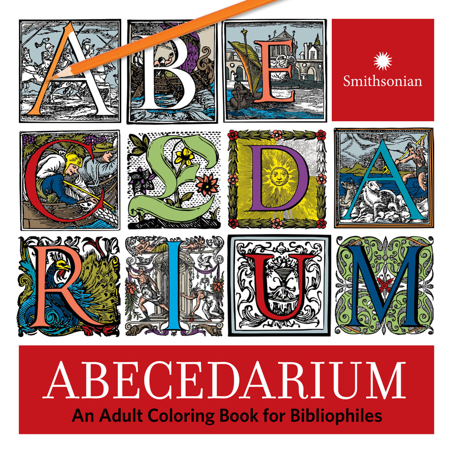 Abecedarium: An Adult Coloring Book for Bibliophiles