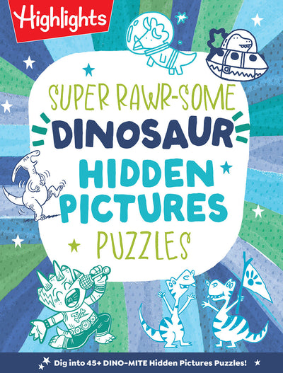 Super Rawrsome Dinosaur Hidden Pictures Puzzles
