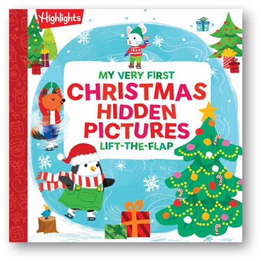 My Very First Christmas Hidden Pictures Lift-the-Flap: Christmas Lift-a-Flap Board Book with Hidden Pictures Puzzles for Babys First Christmas Gift