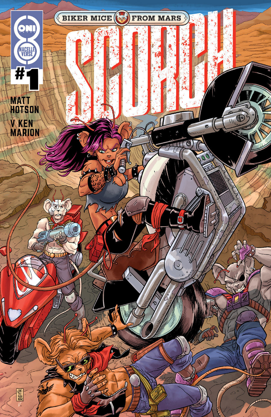 Biker Mice from Mars Scorch #1 CVR C Aj Jothikumar Var