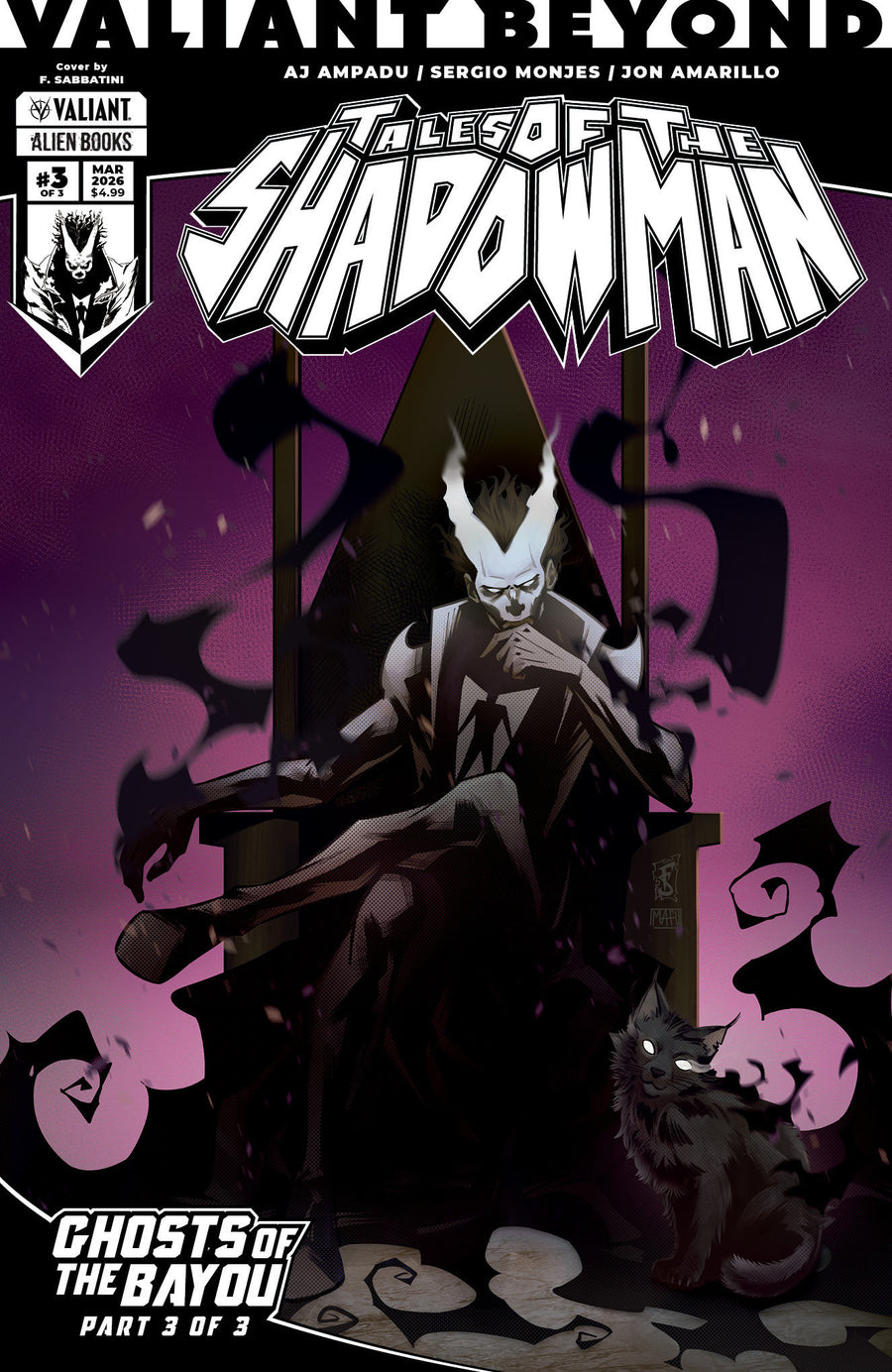 Valiant Beyond: Tales of the Shadowman #6--Ghosts of the Bayou #3 Cover A (Sabbatini)