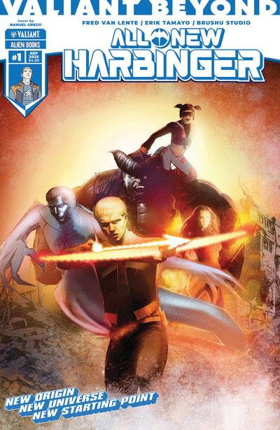 Valiant Beyond: All-New Harbinger #1 Variant C (Calero Connecting Variant)