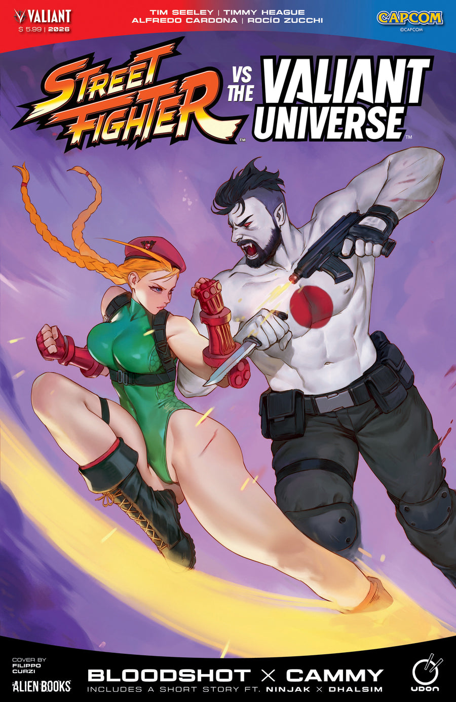 Street Fighter Vs. The Valiant Universe Special Cover A (Curzi)