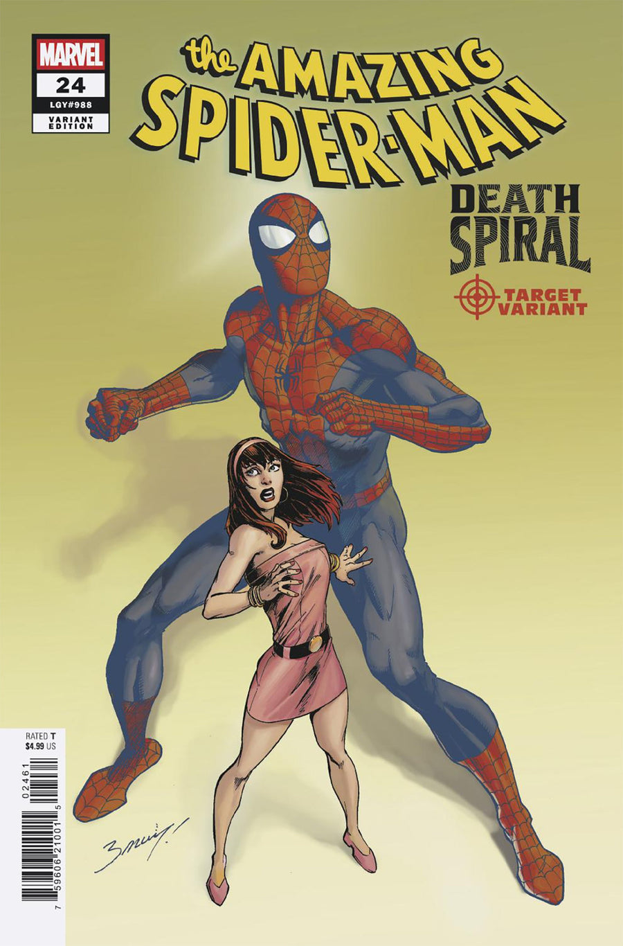 Amazing Spider-Man #24 Mark Bagley Classified Target Variant [Ds]