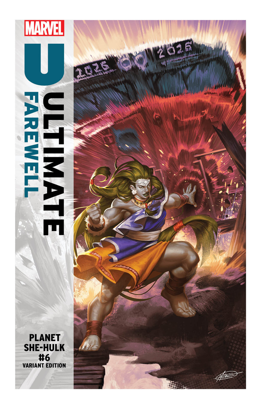 Planet She-Hulk #6 Mateus Manhanini Ultimate Farewell Variant