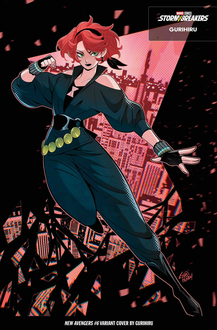 New Avengers #6 Gurihiru from the Chaos a Costume Variant