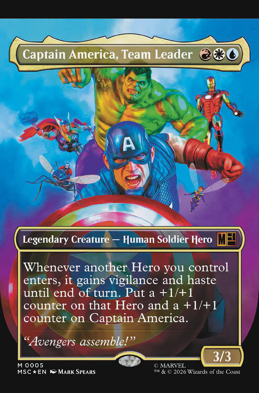 Captain America #12 Mark Spears Magic: The Gathering Variant [Arm]
