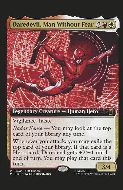 Daredevil #4 Eric Deschamps Magic: The Gathering Variant