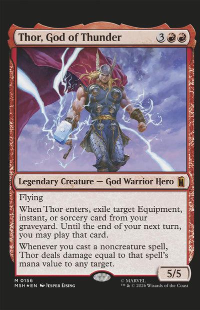 Mortal Thor #11 Jasper Ejsing Magic: The Gathering Variant