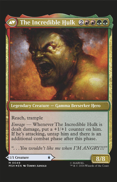 Infernal Hulk #8 Tommy Arnold Magic: The Gathering Variant