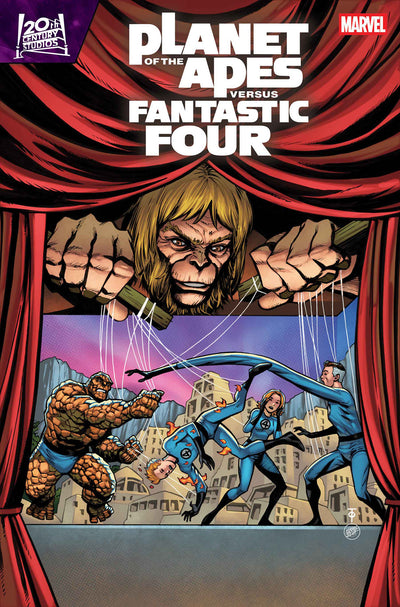 Planet of the Apes Vs. Fantastic Four #3 Marcus to Homage Variant