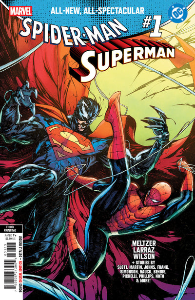 Marvel/dc: Spider-Man/superman #1 Alessandro Cappuccio 3Rd Printing Variant