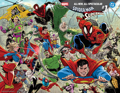 Marvel/dc: Spider-Man/superman #1 Kaare Andrews Wraparound Variant