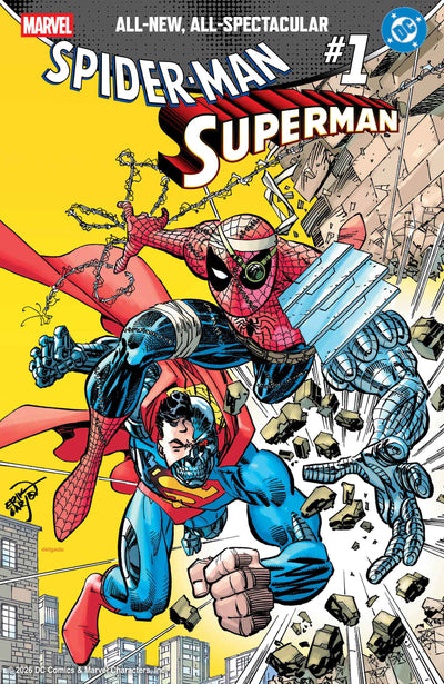 Marvel/dc: Spider-Man/superman #1 Erik Larsen Variant