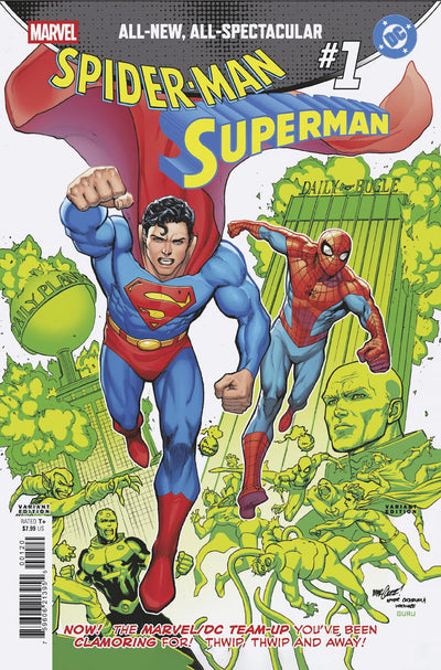 Marvel/dc: Spider-Man/superman #1 David Marquez Homage Variant