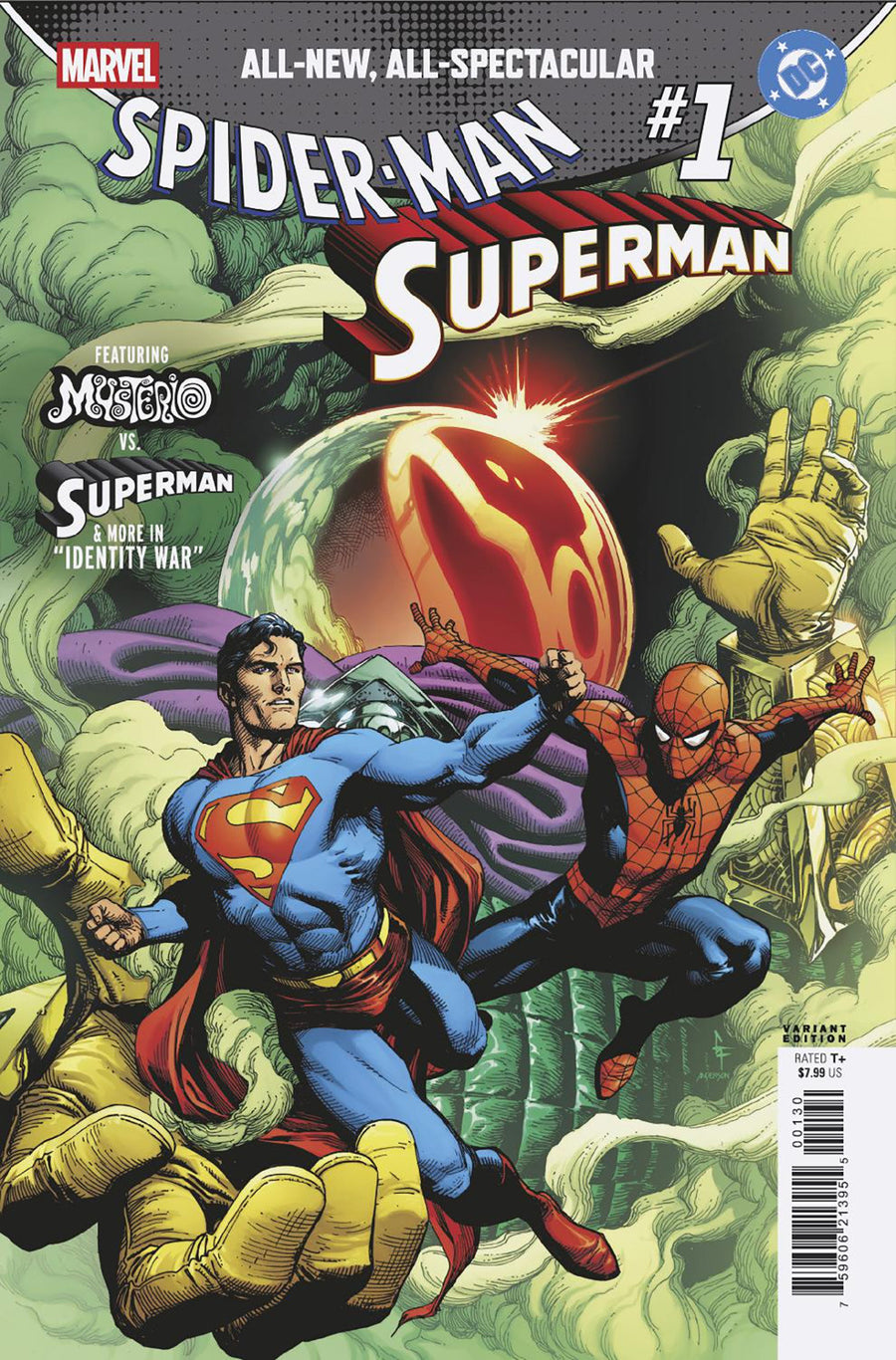 Marvel/dc: Spider-Man/superman #1 Gary Frank Variant