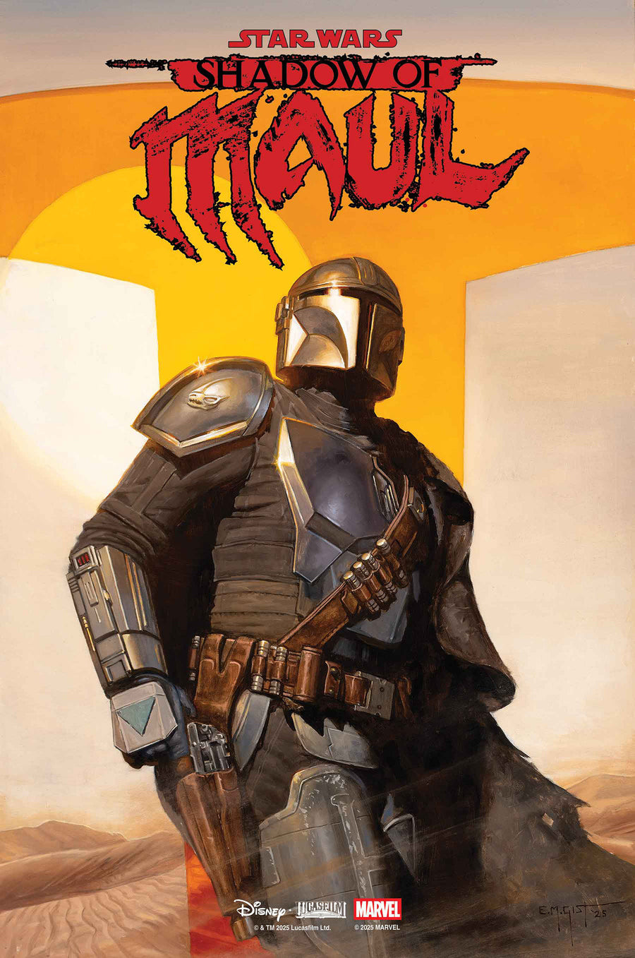 Star Wars: Shadow of Maul #2 E.M. Gist Mandalorian & Grogu Variant