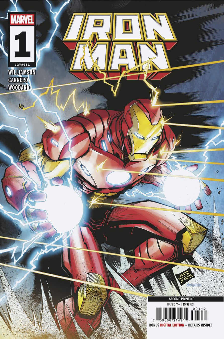 Iron Man #1 Gerardo Sandoval 2Nd Printing Variant