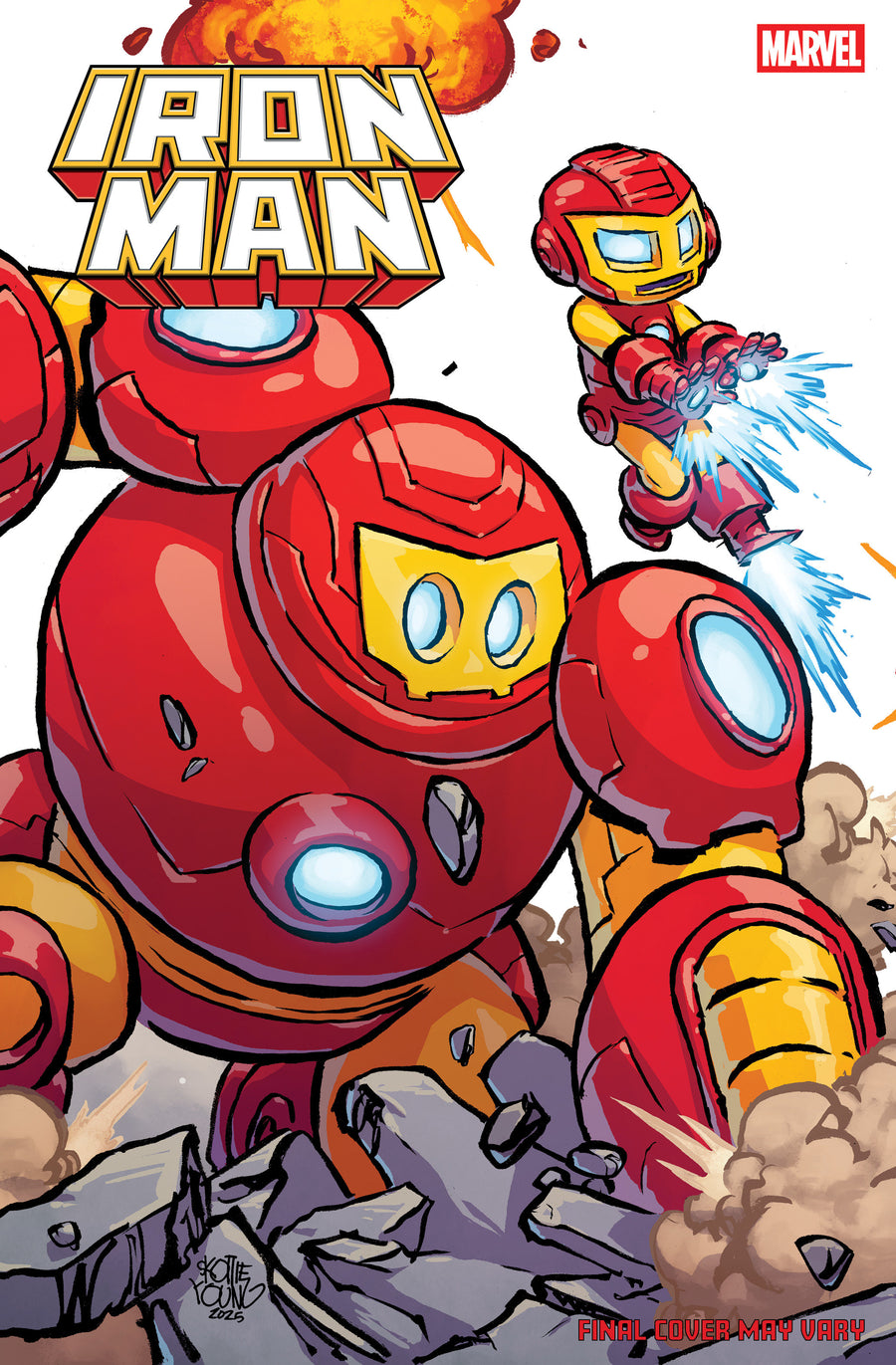 Iron Man #3 Skottie Young 4-Part Connecting Variant
