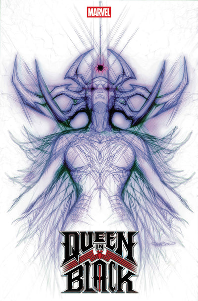 Queen in Black #1 Patrick Gleason Hela White Web-Head Variant [Qib]