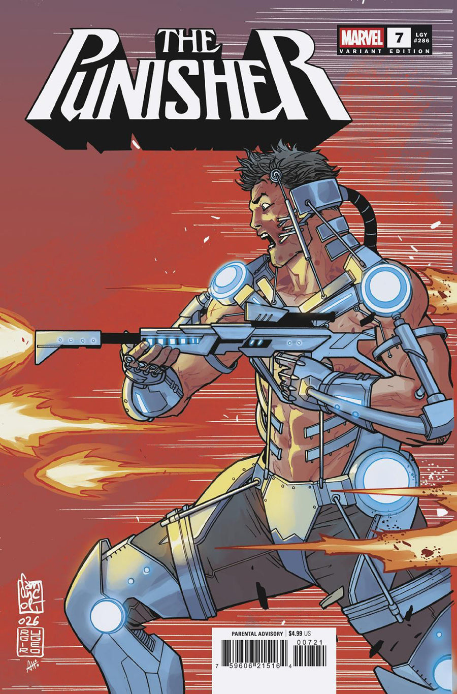 Punisher #7 Giuseppe Camuncoli 2-Part Connecting Variant