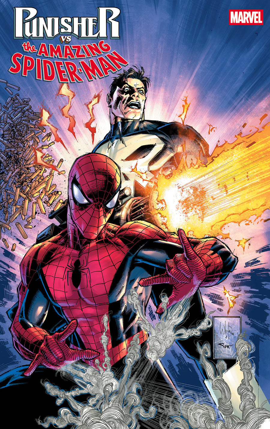 Punisher Vs. Spider-Man #1 Whilce Portacio Variant
