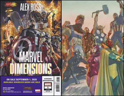 Avengers: Armageddon #1 Alex Ross Marvel Dimensions Variant