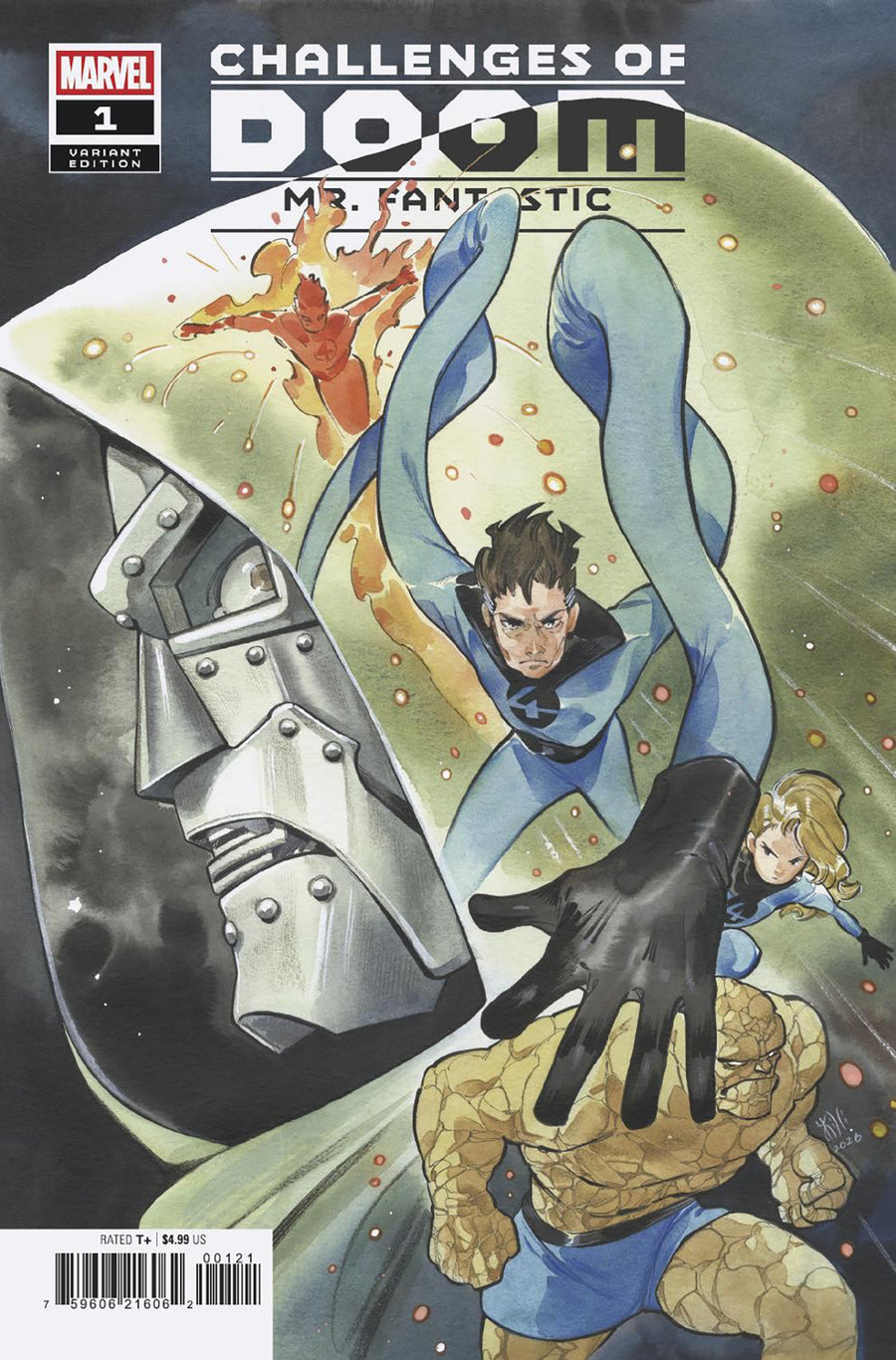 Challenges of Doom: Mr. Fantastic #1 Peach Momoko Variant