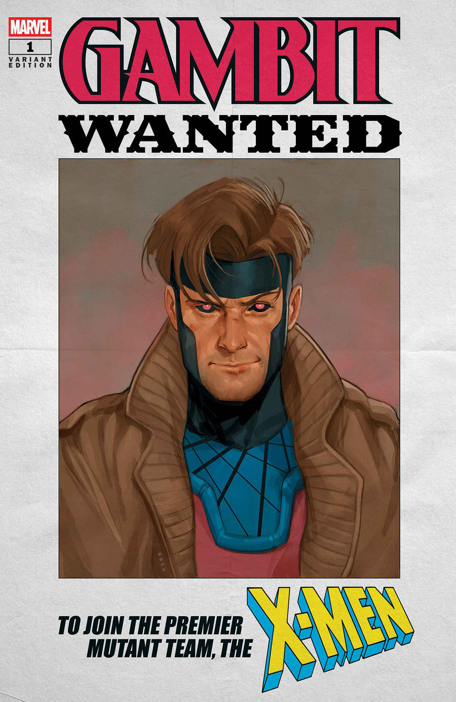 Gambit: Wanted #1 Phil Noto Wanted Variant a