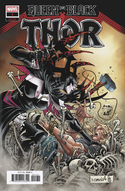 Queen in Black: Thor #1 Sergio Davila Variant [Qib]