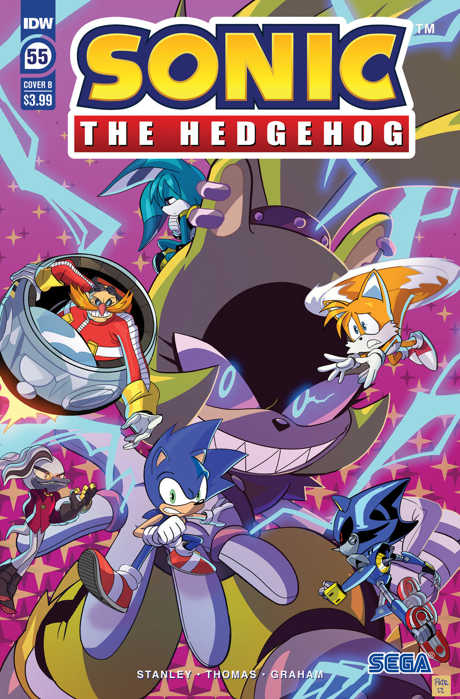 Sonic the Hedgehog #55 Variant B (Tramontano)