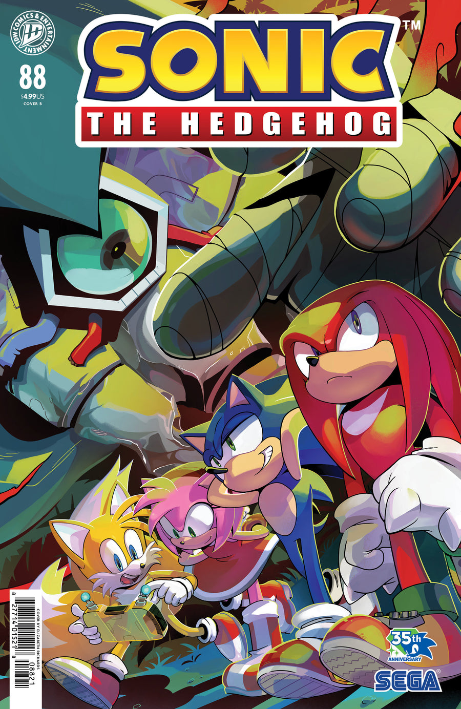 Sonic the Hedgehog #88 Variant B (Richards)